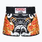 Men's training shorts YOKKAO Dragon Muay Thai black/white