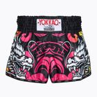 Men's training shorts YOKKAO Dragon Muay Thai pink/blue