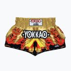 Men's training shorts YOKKAO Tiger Family Muay Thai gold