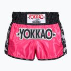 Men's training shorts YOKKAO Original Muay Thai magenta