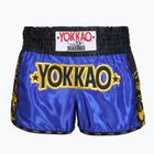 Men's training shorts YOKKAO Original Muay Thai electric blue