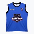 Men's training T-shirt YOKKAO Tiger Workout Tank Top blue