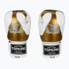 Top King Muay Thai Empower white/gold boxing gloves