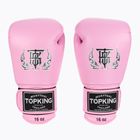 Top King Muay Thai Ultimate pink boxing gloves