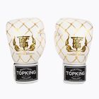 Top King Boxing Chain white/gold boxing gloves