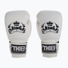 Top King Muay Thai Super White Boxing Gloves TKBGSV-WH