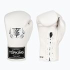 Top King Boxing Gloves Competition white