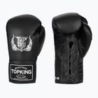 Top King Boxing Competition Gloves black