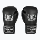 Top King Boxing Competition Gloves black