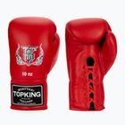 Top King Muay Thai Pro red boxing gloves