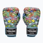 Top King Boxing Culture black/blue boxing gloves