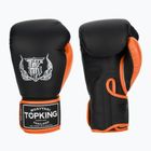 Top King Reborn Boxing Gloves Semi Leather black/orange