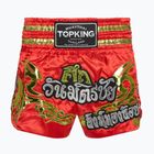 Top King Kickboxing training shorts red