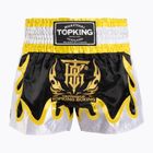 Top King Thai Boxing training shorts black/gold/white