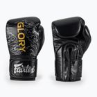 Fairtex Glory Kickboxing Competition Training Boxing Gloves black/silver