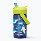 Travel bottle CamelBak Thrive Flip Straw Kids 400 ml sharks and rays