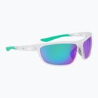 Nike Windtrack Run matte clear/green mirror sunglasses