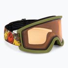 Ski goggles DRAGON DX3 L OTG leafy camo/lumalens amber