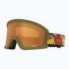 Ski goggles DRAGON DX3 L OTG leafy camo/lumalens amber