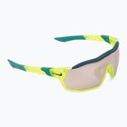 Nike Show X Rush matte volt/chrome mirror sunglasses