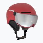 Atomic Savor Visor Stereo ski helmet dark red