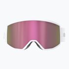 Atomic Four HD white/pink copper hd ski goggles