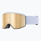 Atomic Four Pro HD Photo light grey ski goggles