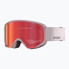 Ski goggles Atomic Savor M Photo gull gray/red photo