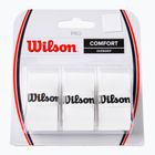 Wilson Pro Comfort Overgrip tennis racket wraps 3 pcs white WRZ4014WH+