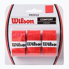 Wilson Profile Overgrip tennis racket wraps 3 pcs red WRZ4025RD+