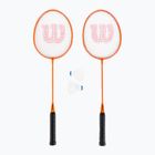 Wilson Bad.set Gear badminton racket kit 2 pcs yellow WRT875500