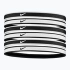 Nike Tipped Swoosh Sport 2.0 headbands 6 pcs black and white N1002021-176
