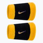 Wristbands Nike Swoosh Classic Doublewide Wristbands 2 pcs. black/court purple university gold