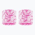 Wristbands Nike Dri-Fit Swoosh Classic Printed Wristbands 2 pcs. playful pink/white/white