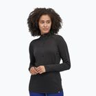 Women's sweatshirt Patagonia Cap Termal Weight Zip Neck black