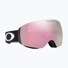 Oakley Flight Deck matte black/prizm snow hi pink ski goggles
