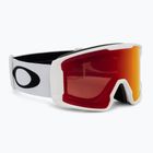 Oakley Line Miner matte white/prizm snow torch iridium ski goggles OO7070-13