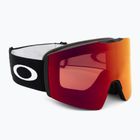 Oakley Fall Line matte black/prizm snow torch iridium ski goggles