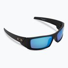 Oakley Gascan matte black/prizm sapphire polarized sunglasses