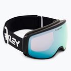 Oakley Flight Tracker factory pilot black/prizm snow sapphire iridium ski goggles OO7104-08