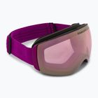 Oakley Flight Deck matte ultra purple/prizm snow hi pink iridium ski goggles OO7064-B4