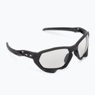 Oakley Plazma matte carbon/clear to black photochromic sunglasses 0OO9019