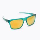 Oakley Leffingwell matte artic surf/prizm 24k polarized sunglasses 0OO9100
