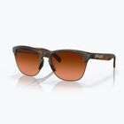 Oakley Frogskins Lite matte brown tortoise/prizm brown gradient sunglasses