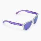 Oakley Frogskins XXS clear/prizm violet children's sunglasses
