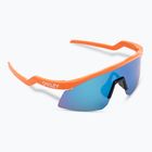Oakley Hydra neon orange/prizm sapphire sunglasses