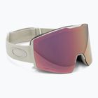 Oakley Fall Line M matte cool grey/prizm rose gold iridium ski goggles