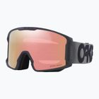 Oakley Line Miner L matte b1b forged iron/prizm rose gold iridium ski goggles