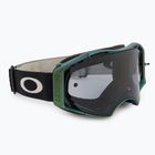 Oakley Airbrake MTB cycling goggles black green colourshift/light grey