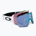 Oakley Line Miner Pro M matte white/prizm rose/prizm sapphire ski goggles